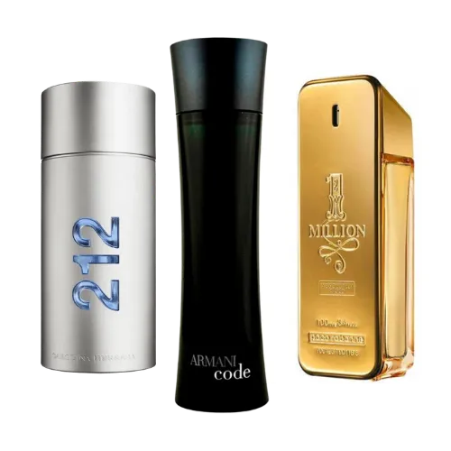 ACQUISTA 1 PRENDI 3 - Carolina Herrera 212 Men | Giorgio Armani Code | Paco Rabanne 1 Million 100ml ®